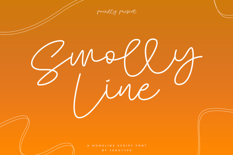 smolly-line-font