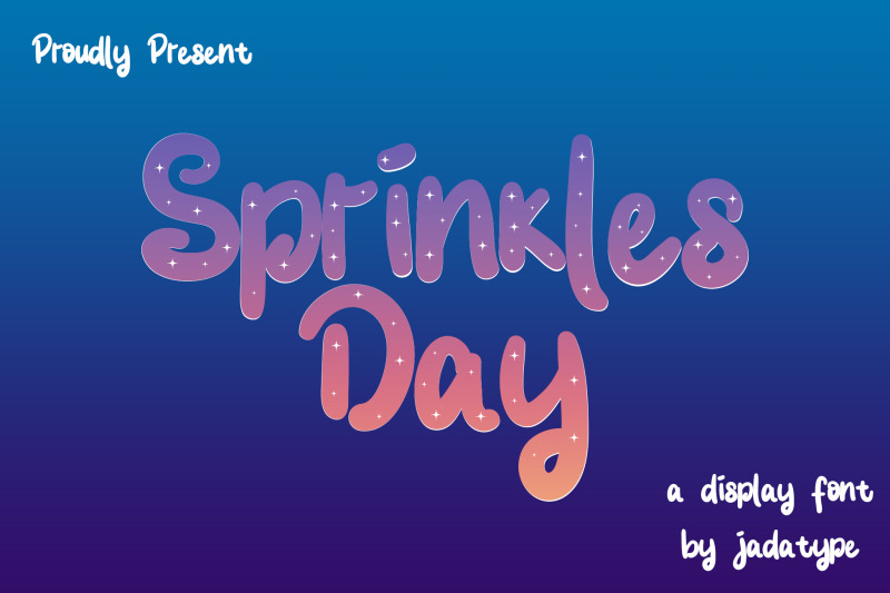sprinkles-day-font