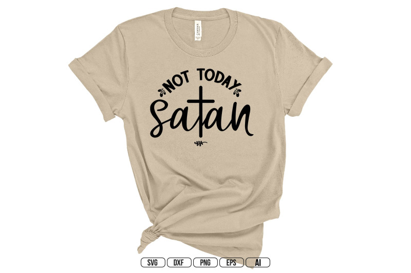 not-today-satan-svg