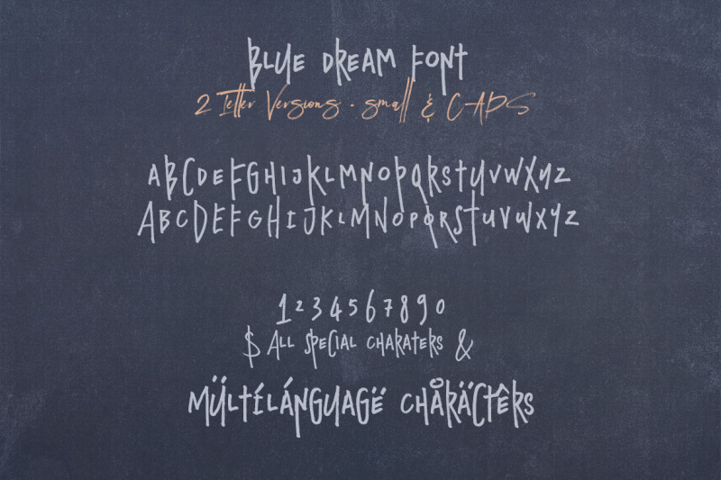 blue-dream-crazy-handwritten-font