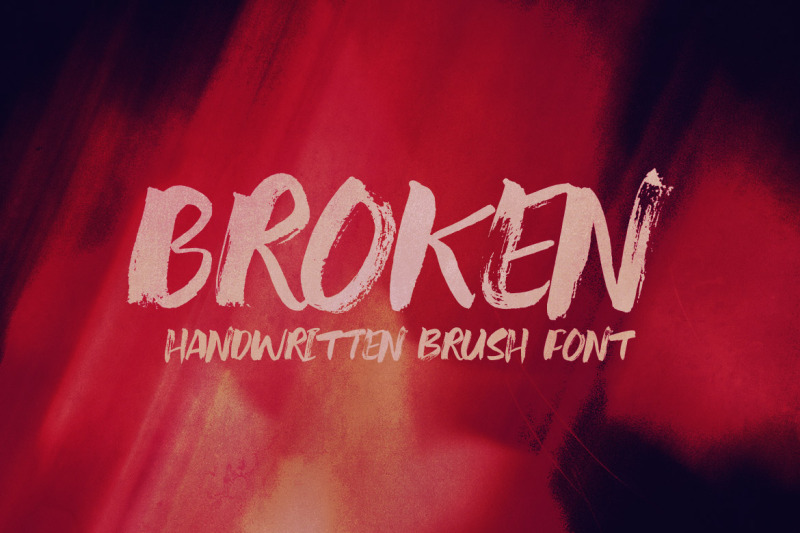 broken-bold-brush-font