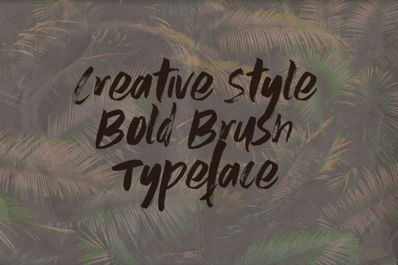 click-bold-brush-font