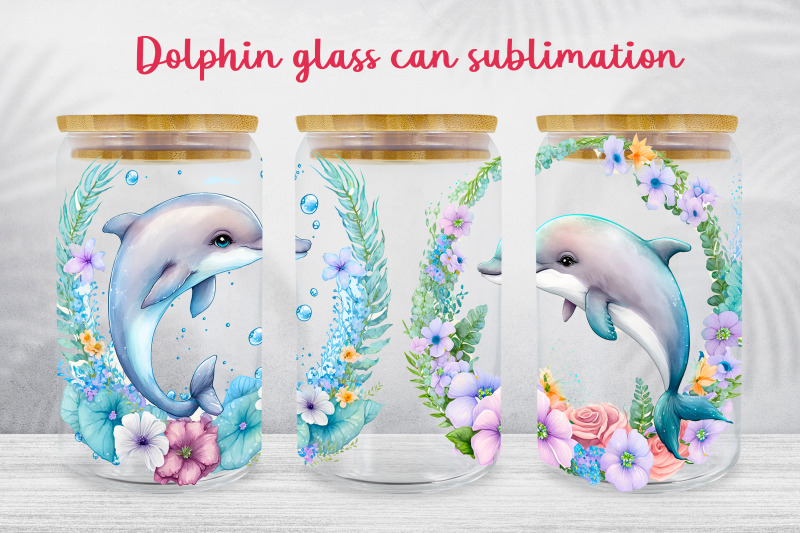 dolphin-glass-can-wrap-ocean-sublimation-png-underwater-life