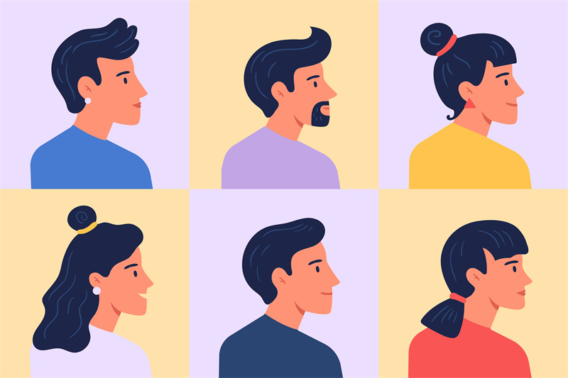 profile-portraits-avatars-female-and-male-woman-and-man-head-face-i