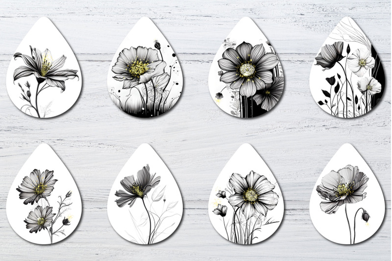 flower-earrings-designs-sublimation-earring-bundle-line-art