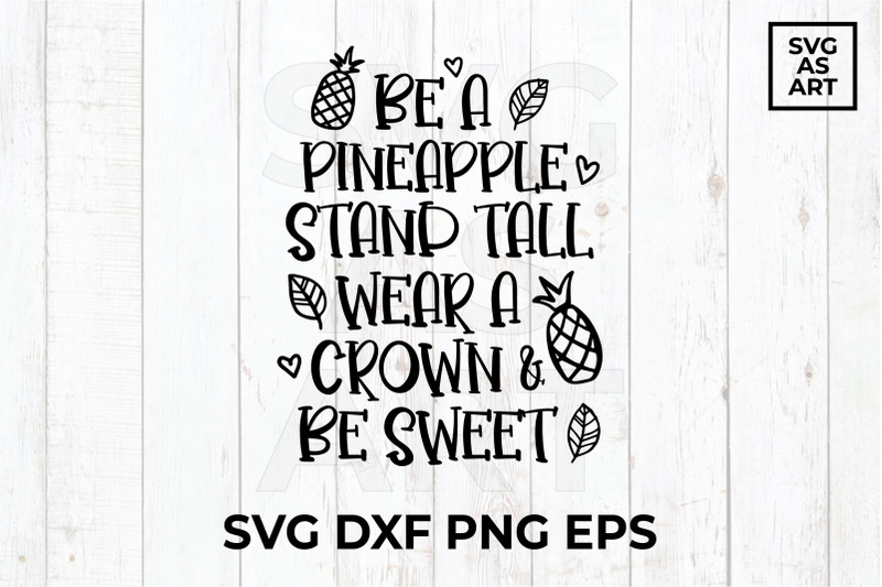 be-a-pineapple-svg-cut-file