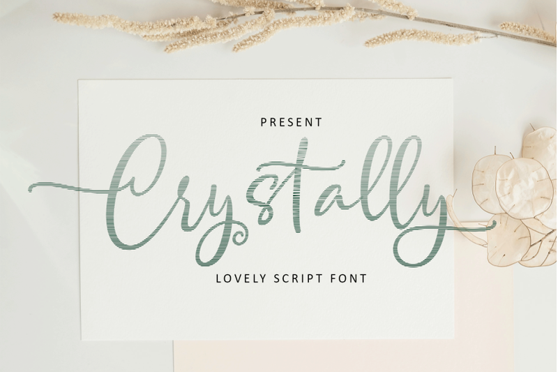 crystally-gradient-slant-calligraphy