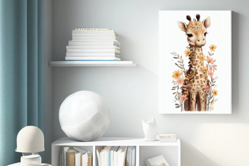 giraffe-with-flowers-spring-collection