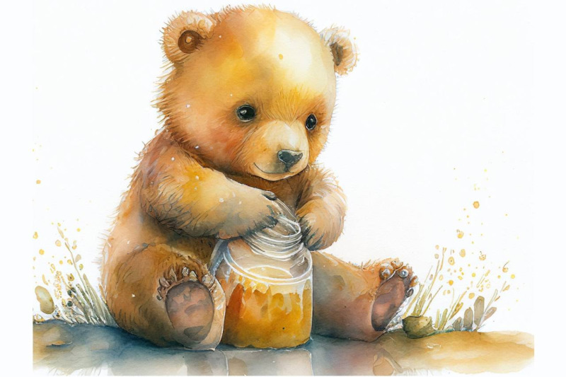 cute-springtime-honey-bear