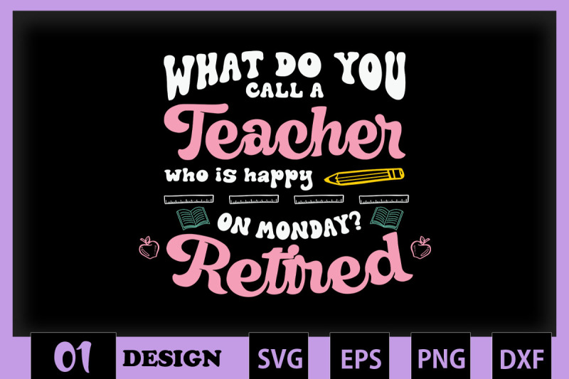 retired-teacher-happy-on-monday