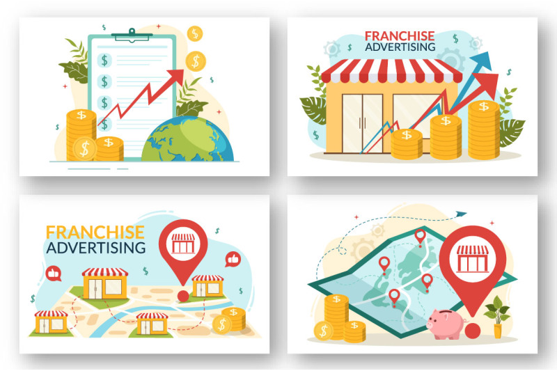 12-franchise-advertising-business-illustration