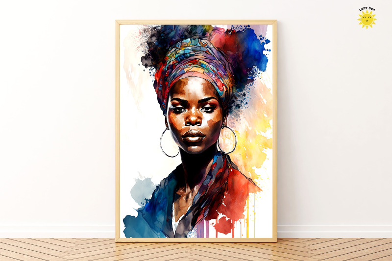 watercolor-african-women-portrait-backgrounds