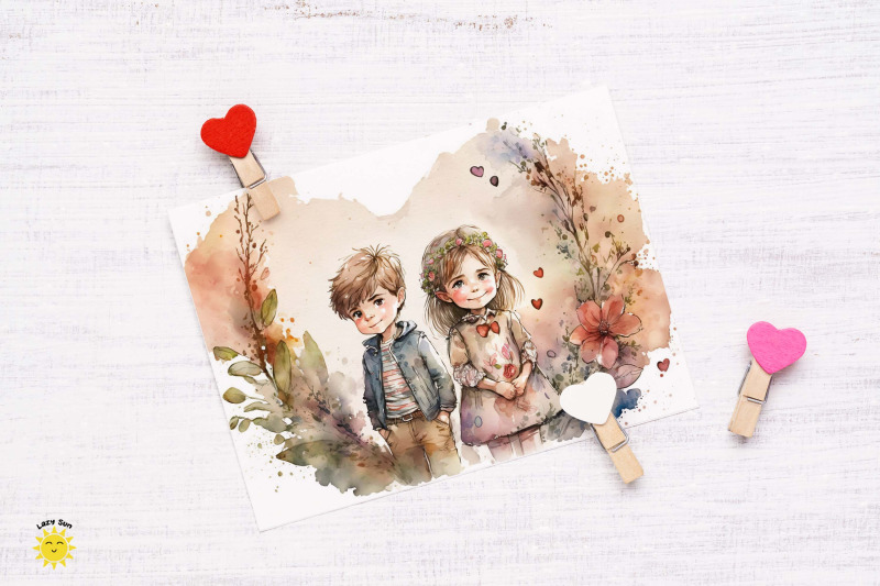 watercolor-adorable-couple-backgrounds