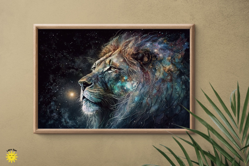 watercolor-cosmic-lion-backgrounds