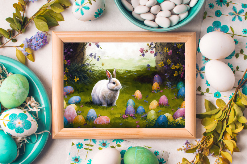 watercolor-easter-bunny-backgrounds