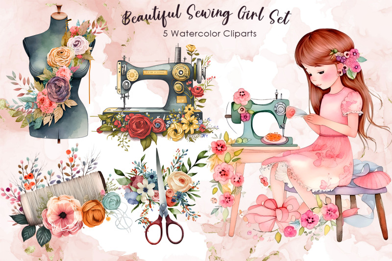 beautiful-sewing-girl-set