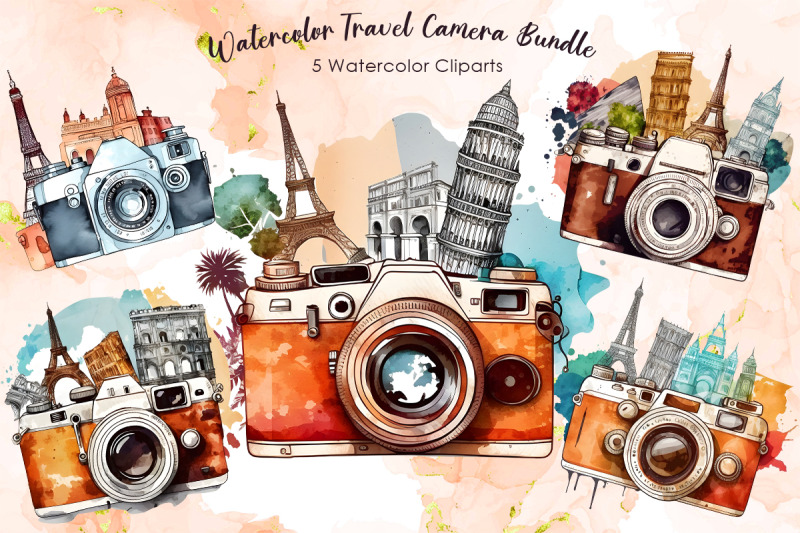 watercolor-travel-camera-bundle