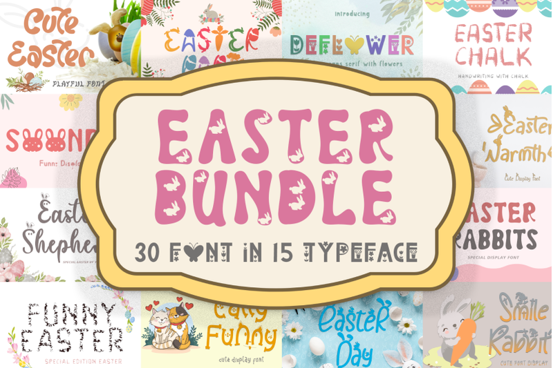 easter-font-bundle