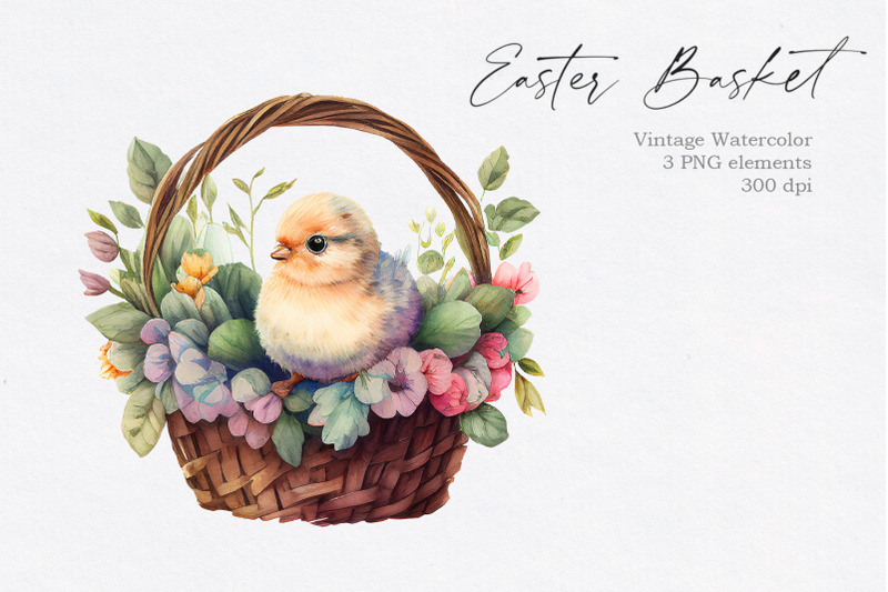 vintage-easter-basket-with-chick-clipart