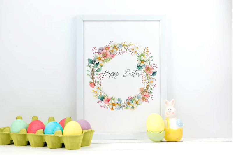 watercolor-spring-wreaths-png-clipart