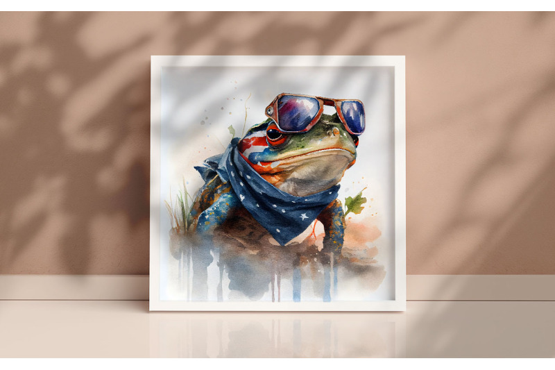 4th-of-july-american-bullfrog-background