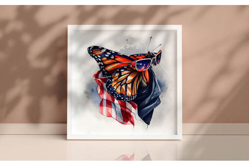 4th-of-july-monarch-butterfly-background