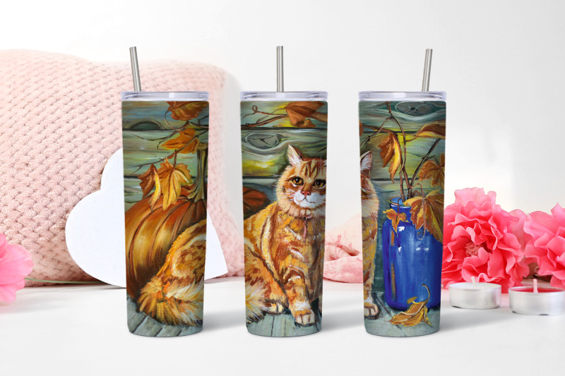 ginger-cat-sublimation-20-oz-in-a-glass