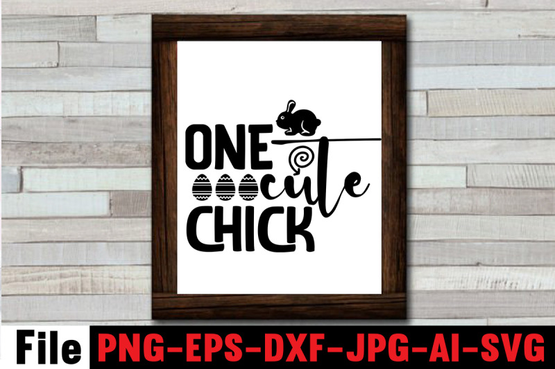 one-cute-chick-svg-cut-file