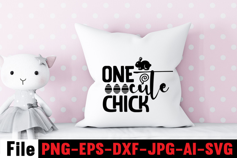 one-cute-chick-svg-cut-file