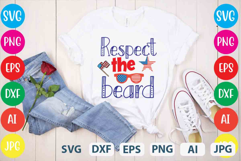 respect-the-beard-svg-cut-file-4th-of-july-mega-svg-bundle-4th-of-jul