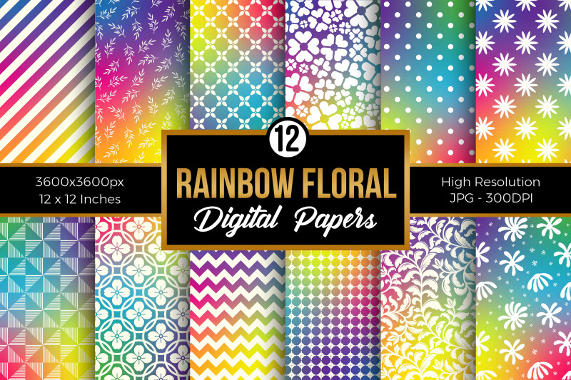 rainbow-flowers-pattern-digital-papers