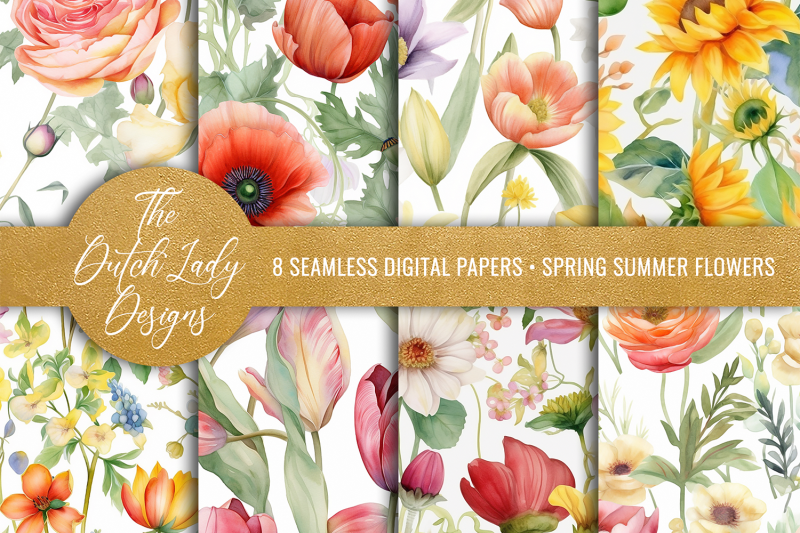 seamless-spring-amp-summer-flower-patterns