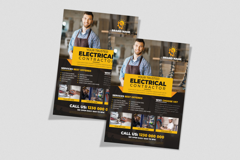 electrical-service-flyer-electrical-contractor-flyer
