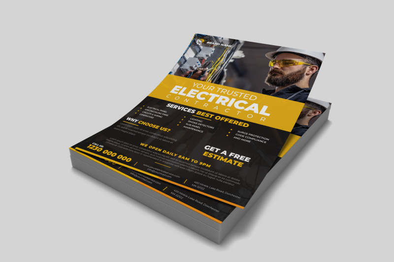 electrical-service-flyer-electrical-contractor-flyer