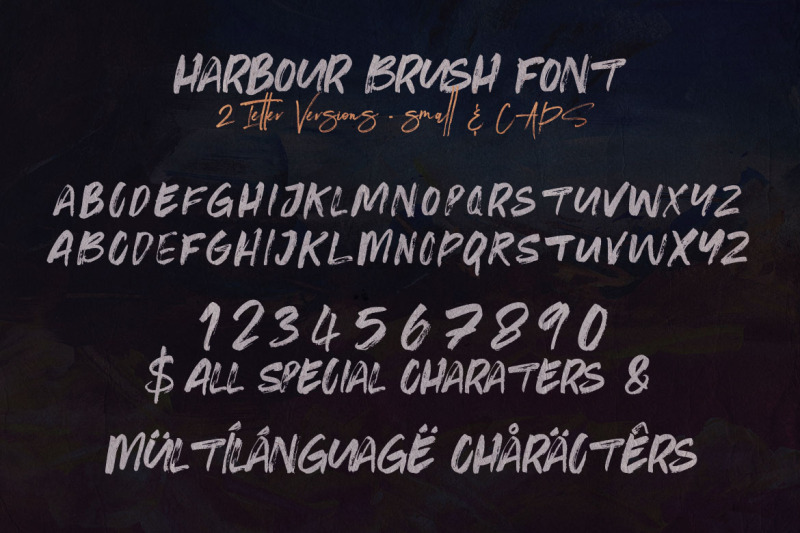 harbour-brush-font