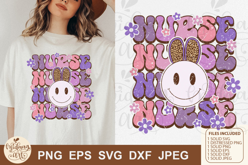 retro-easter-nurse-svg-png-sublimation-distressed-png-sublimation