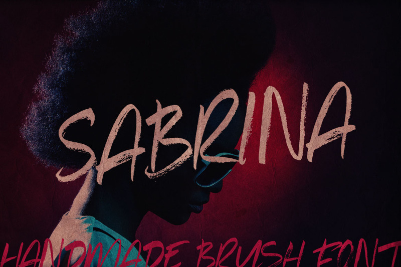 sabrina-brush-font