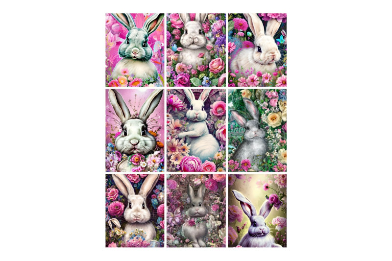 3-sheets-of-easter-bunny-design-tags
