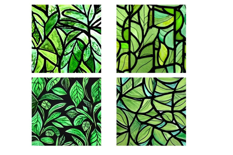 12-abstract-leaves-background-sheets