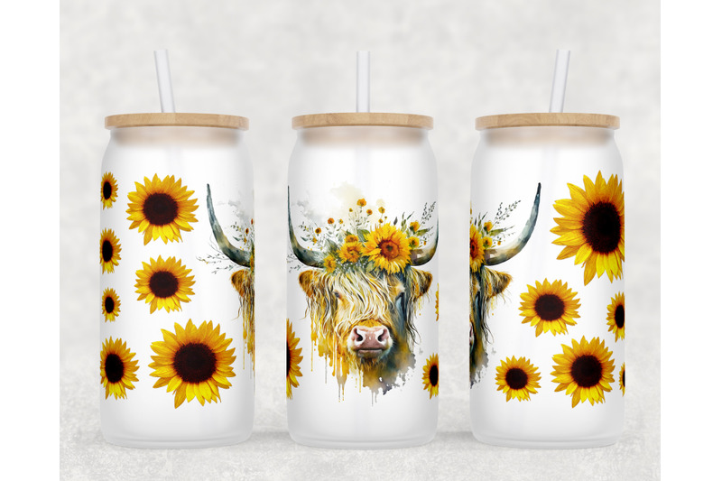 highland-cow-libbey-glass-can-wraps-16-oz-glass-can-sublimation-png