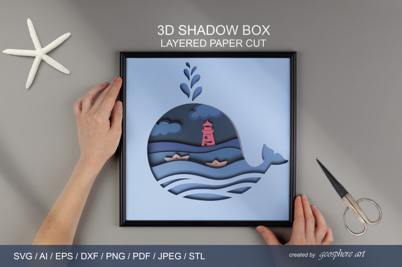 whale-3d-layered-papercut-shadow-box-svg-dxf-eps