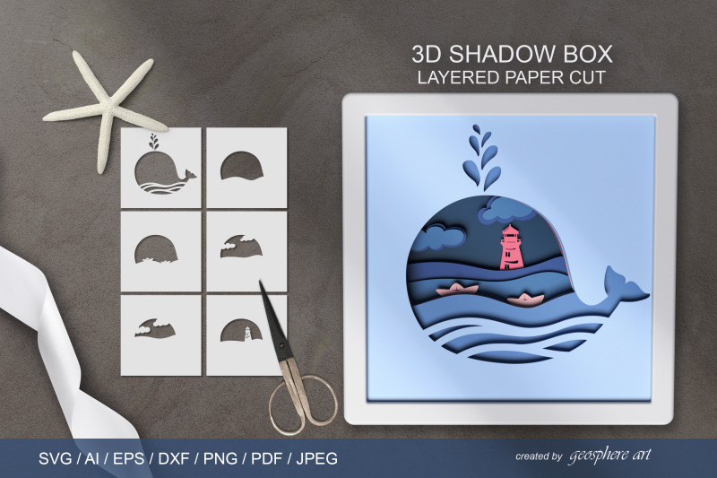 whale-3d-layered-papercut-shadow-box-svg-dxf-eps