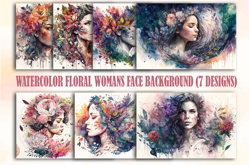 watercolor-floral-womans-face-backgrounds