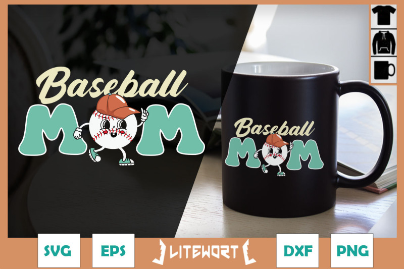 baseball-mom-retro-baseball-cartoon