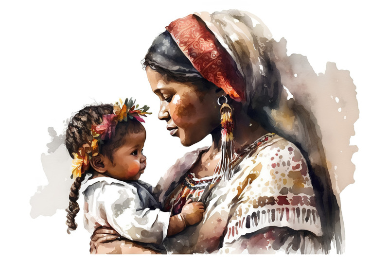 mothers-love-watercolor-collection