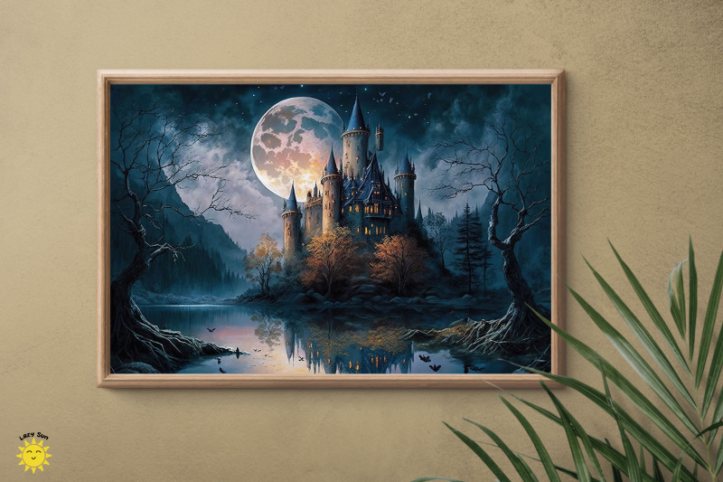 watercolor-moonlit-castle-backgrounds