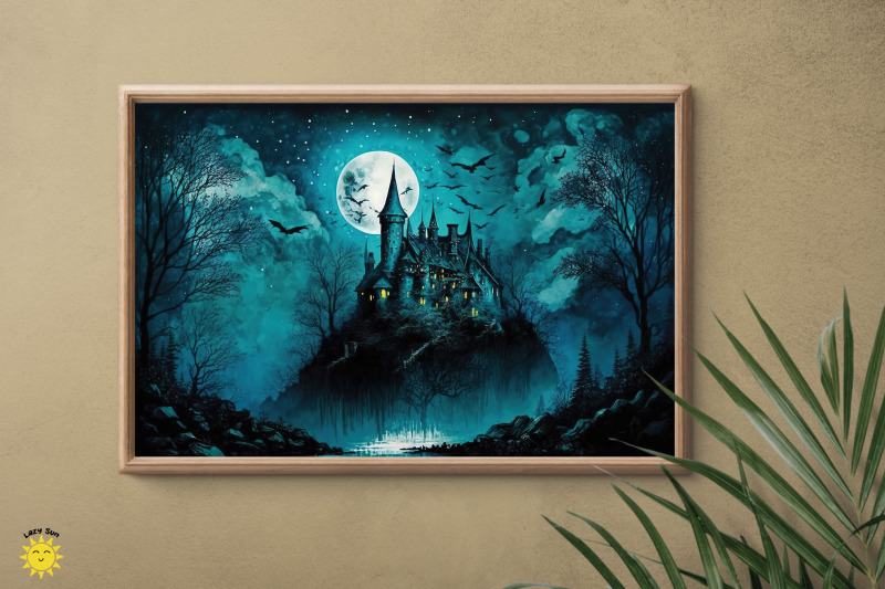 watercolor-moonlit-castle-backgrounds