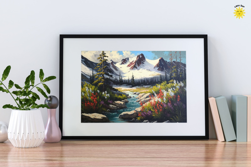 watercolor-beautiful-mountain-stream-backgrounds