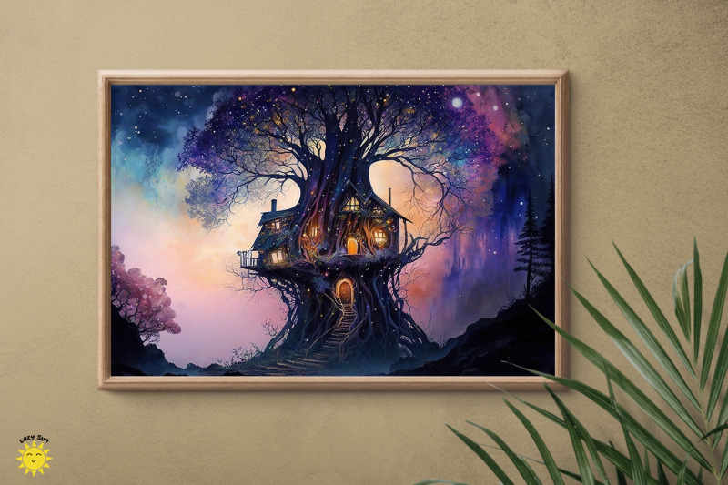 watercolor-fairy-tree-house-backgrounds