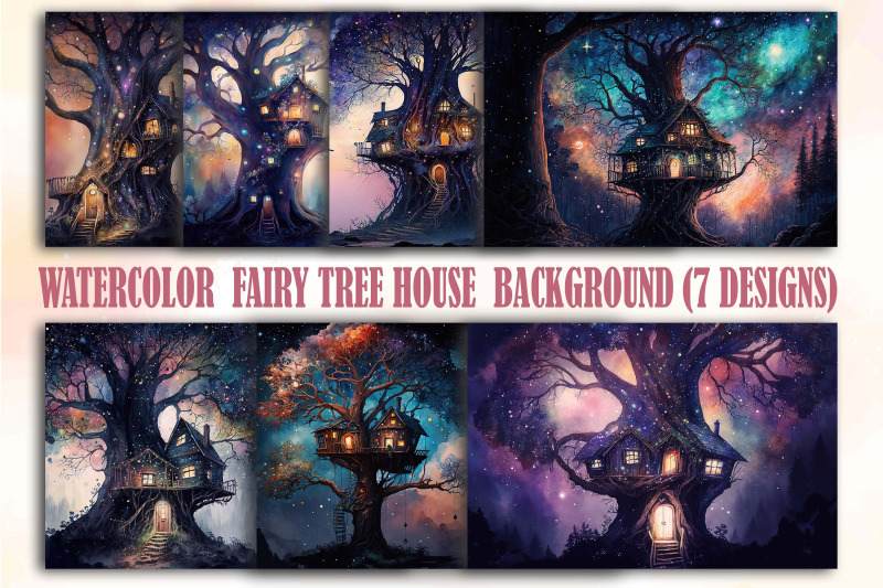 watercolor-fairy-tree-house-backgrounds